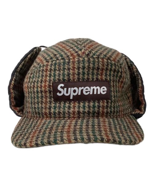 SUPREME（シュプリーム）Supreme (シュプリーム) WOOLRICH (ウールリッチ) トレイルキャップ ブラウンの古着・服飾アイテム