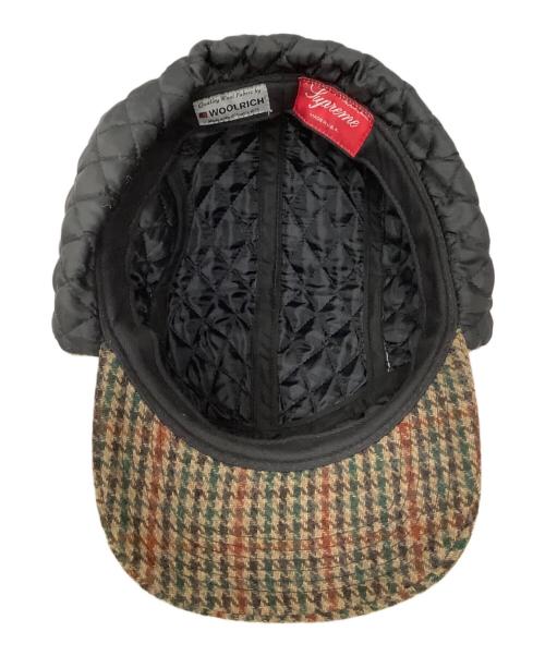SUPREME（シュプリーム）Supreme (シュプリーム) WOOLRICH (ウールリッチ) トレイルキャップ ブラウンの古着・服飾アイテム