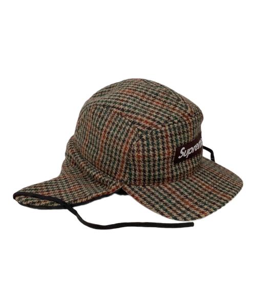 SUPREME（シュプリーム）Supreme (シュプリーム) WOOLRICH (ウールリッチ) トレイルキャップ ブラウンの古着・服飾アイテム