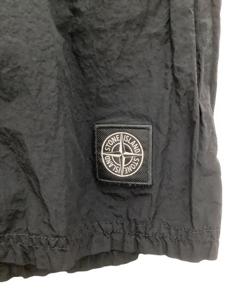STONE ISLAND（ストーンアイランド）STONE ISLAND (ストーンアイランド) ナイロンハーフパンツ ブラック サイズ:XLの古着・服飾アイテム