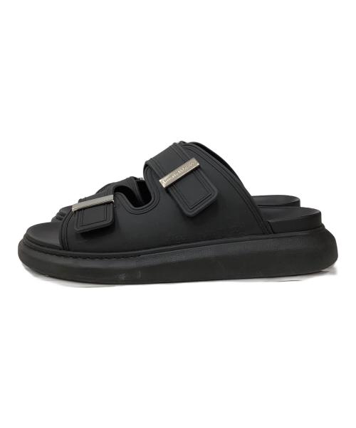 ALEXANDER McQUEEN（アレキサンダーマックイーン）ALEXANDER McQUEEN (アレキサンダーマックイーン) サンダル ブラック サイズ:43の古着・服飾アイテム