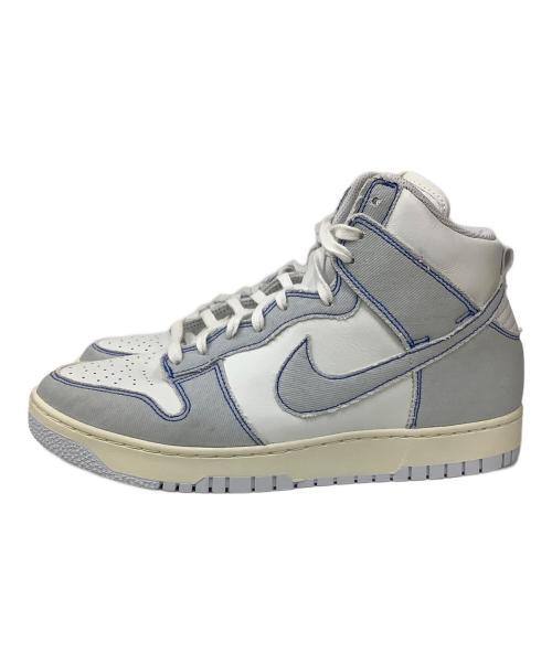 NIKE（ナイキ）NIKE (ナイキ) ハイカットスニーカー ホワイト×ブルー サイズ:28.5の古着・服飾アイテム