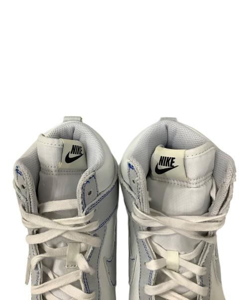 NIKE（ナイキ）NIKE (ナイキ) ハイカットスニーカー ホワイト×ブルー サイズ:28.5の古着・服飾アイテム