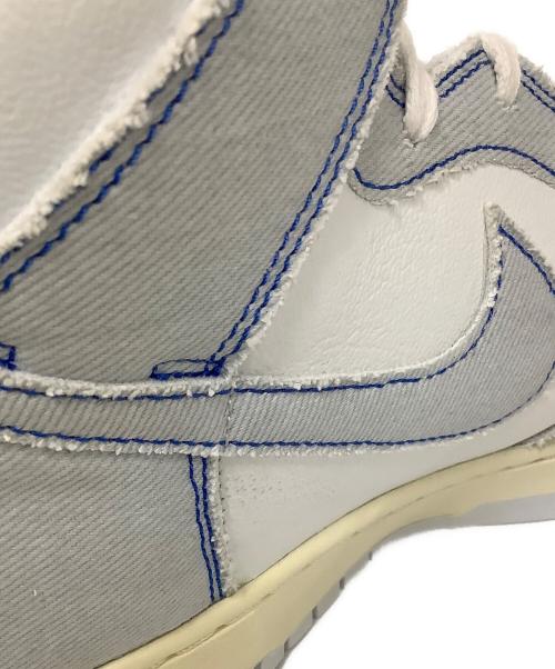 NIKE（ナイキ）NIKE (ナイキ) ハイカットスニーカー ホワイト×ブルー サイズ:28.5の古着・服飾アイテム