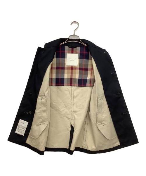 MACKINTOSH PHILOSOPHY（マッキントッシュ フィロソフィー）MACKINTOSH PHILOSOPHY (マッキントッシュ フィロソフィー) ステンカラーコート ネイビー サイズ:38の古着・服飾アイテム