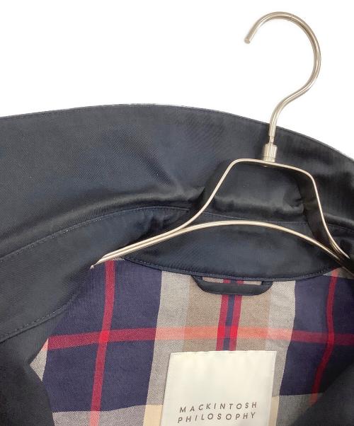MACKINTOSH PHILOSOPHY（マッキントッシュ フィロソフィー）MACKINTOSH PHILOSOPHY (マッキントッシュ フィロソフィー) ステンカラーコート ネイビー サイズ:38の古着・服飾アイテム