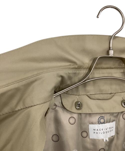 MACKINTOSH PHILOSOPHY（マッキントッシュ フィロソフィー）MACKINTOSH PHILOSOPHY (マッキントッシュ フィロソフィー) ステンカラーコート ベージュ サイズ:36の古着・服飾アイテム