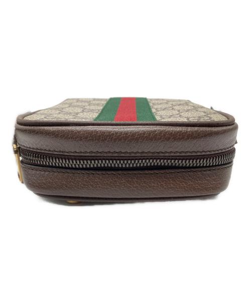 GUCCI（グッチ）GUCCI (グッチ) ショルダーバッグ ベージュ×ブラウンの古着・服飾アイテム