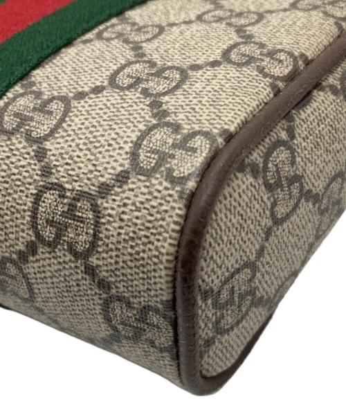 GUCCI（グッチ）GUCCI (グッチ) ショルダーバッグ ベージュ×ブラウンの古着・服飾アイテム
