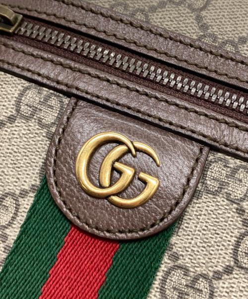 GUCCI（グッチ）GUCCI (グッチ) ショルダーバッグ ベージュ×ブラウンの古着・服飾アイテム