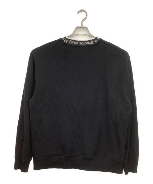 Acne studios（アクネ ストゥディオズ）ACNE STUDIOS (アクネ ストゥディオズ) クルーネックスウェット ブラック サイズ:Mの古着・服飾アイテム