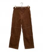 Dickies×SUPREMEディッキーズ×シュプリーム）の古着「Double Knee Corduroy Work Pant」｜ブラウン