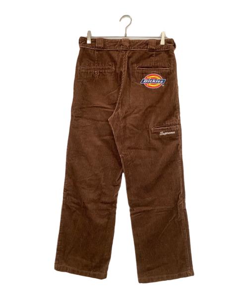 Dickies（ディッキーズ）Dickies (ディッキーズ) SUPREME (シュプリーム) Double Knee Corduroy Work Pant ブラウン サイズ:W32の古着・服飾アイテム