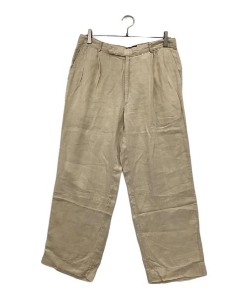POLO RALPH LAUREN（ポロ・ラルフローレン）POLO RALPH LAUREN (ポロ・ラルフローレン) リネンパンツ ベージュ サイズ:W34の古着・服飾アイテム