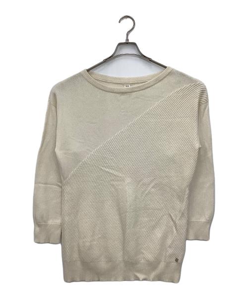 HERMES（エルメス）HERMES (エルメス) 厚手ニット アイボリー サイズ:38の古着・服飾アイテム