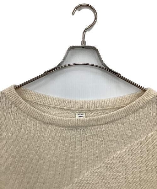 HERMES（エルメス）HERMES (エルメス) 厚手ニット アイボリー サイズ:38の古着・服飾アイテム