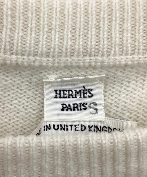 HERMES（エルメス）HERMES (エルメス) 厚手ニット アイボリー サイズ:38の古着・服飾アイテム