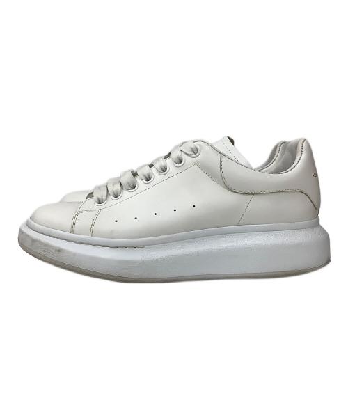 ALEXANDER McQUEEN（アレキサンダーマックイーン）ALEXANDER McQUEEN (アレキサンダーマックイーン) オーバーサイズド レザー スニーカー ホワイト サイズ:40の古着・服飾アイテム