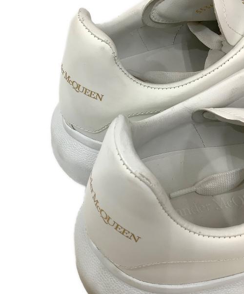 ALEXANDER McQUEEN（アレキサンダーマックイーン）ALEXANDER McQUEEN (アレキサンダーマックイーン) オーバーサイズド レザー スニーカー ホワイト サイズ:40の古着・服飾アイテム