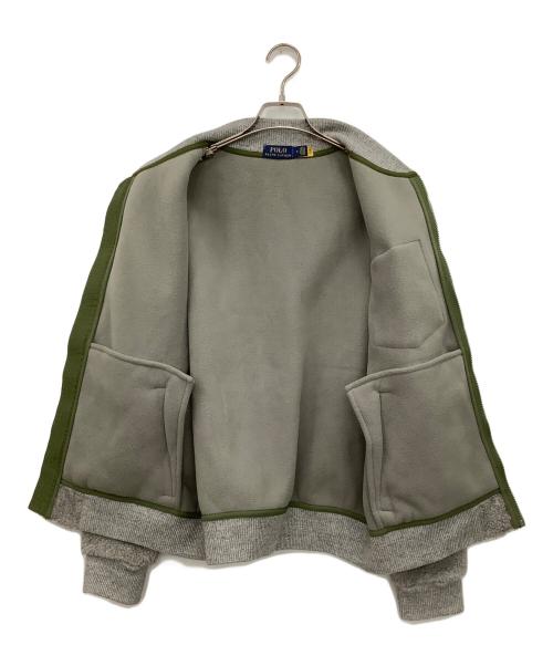 POLO RALPH LAUREN（ポロ・ラルフローレン）POLO RALPH LAUREN (ポロ・ラルフローレン) ボアブルゾン グレー サイズ:Mの古着・服飾アイテム