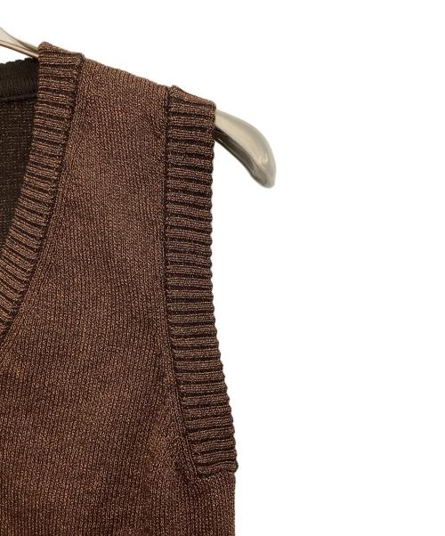 DOLCE & GABBANA（ドルチェ＆ガッバーナ）DOLCE & GABBANA (ドルチェ＆ガッバーナ) ベスト ブラウン サイズ:46の古着・服飾アイテム