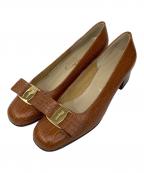 Salvatore Ferragamoサルヴァトーレ フェラガモ）の古着「パンプス」｜ブラウン