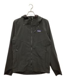Patagonia（パタゴニア）の古着「R1 TechFace Hoody」｜ブラック
