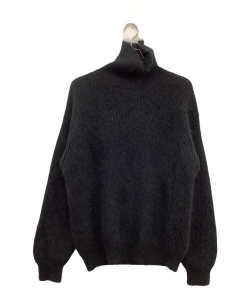 blurhms ROOTSTOCK（ブラームスルーツストック）blurhms ROOTSTOCK (ブラームスルーツストック) 厚手ニット ブラック サイズ:3の古着・服飾アイテム