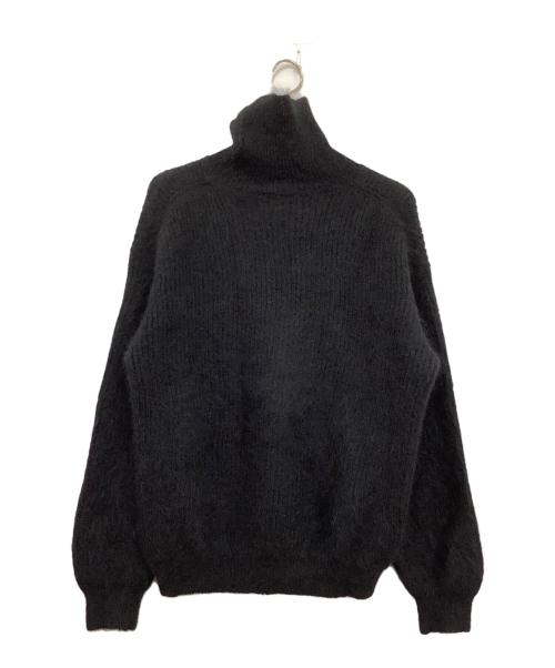 blurhms ROOTSTOCK（ブラームスルーツストック）blurhms ROOTSTOCK (ブラームスルーツストック) 厚手ニット ブラック サイズ:3の古着・服飾アイテム