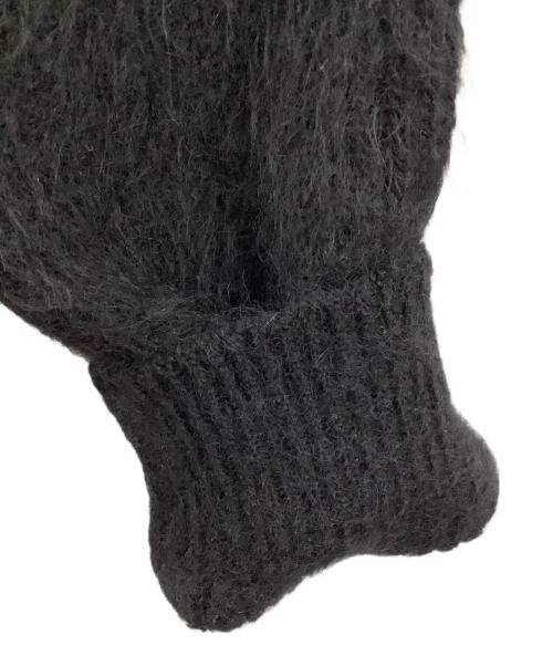 blurhms ROOTSTOCK（ブラームスルーツストック）blurhms ROOTSTOCK (ブラームスルーツストック) 厚手ニット ブラック サイズ:3の古着・服飾アイテム
