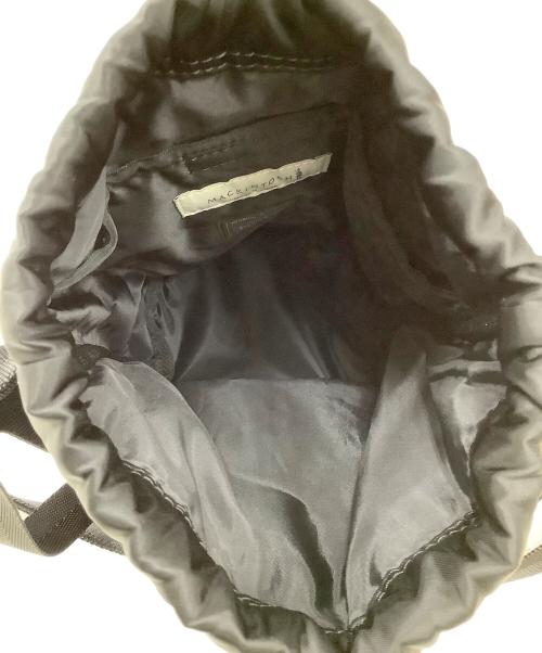 MACKINTOSH（マッキントッシュ）MACKINTOSH (マッキントッシュ) PORTER (ポーター) 巾着ショルダーバッグ ブラックの古着・服飾アイテム