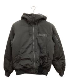 AVIREX（アヴィレックス）の古着「中綿ジャケット」｜ブラック