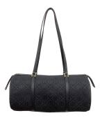 ）の古着「T Monogram Barrel Bag」｜ブラック