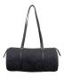TORY BURCH（トリーバーチ）の古着「T Monogram Barrel Bag」｜ブラック