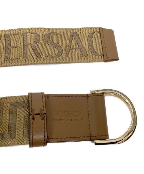 VERSACE（ヴェルサーチ）VERSACE (ヴェルサーチ) ベルト ブラウンの古着・服飾アイテム