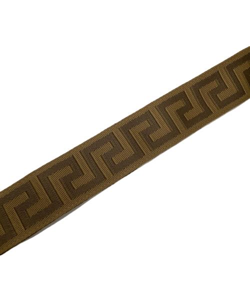 VERSACE（ヴェルサーチ）VERSACE (ヴェルサーチ) ベルト ブラウンの古着・服飾アイテム