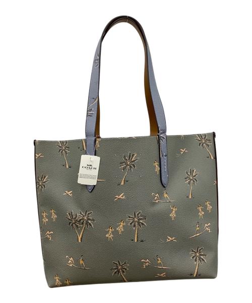 COACH（コーチ）COACH (コーチ) トートバッグ ライトグリーンの古着・服飾アイテム
