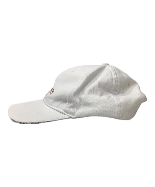 VETEMENTS（ヴェトモン）VETEMENTS (ヴェトモン) HAUTE COUTURE CAP ホワイトの古着・服飾アイテム