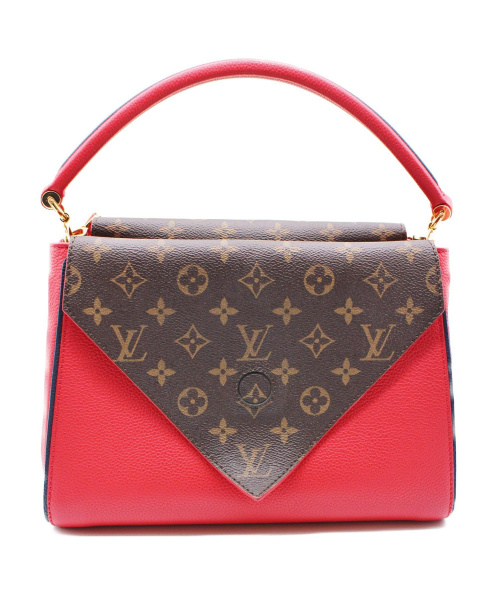 LOUIS VUITTON（ルイ ヴィトン）LOUIS VUITTON (ルイ ヴィトン) ドゥブルV ブラウン×レッド サイズ:- モノグラム M54624 キャンバス×レザー TR1137の古着・服飾アイテム