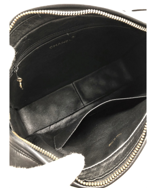 CHANEL（シャネル）CHANEL (シャネル) マトラッセ フリンジチェーンショルダーバッグ ブラック サイズ:- マトラッセ 2468258の古着・服飾アイテム