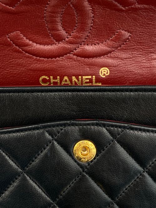 CHANEL（シャネル）CHANEL (シャネル) ダブルフラップマトラッセ23 ブラック サイズ:23の古着・服飾アイテム