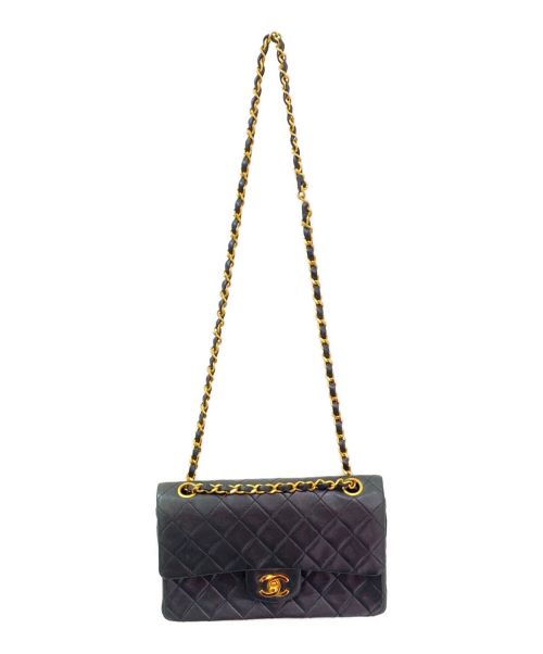 CHANEL（シャネル）CHANEL (シャネル) ダブルフラップマトラッセ23 ブラック サイズ:23の古着・服飾アイテム