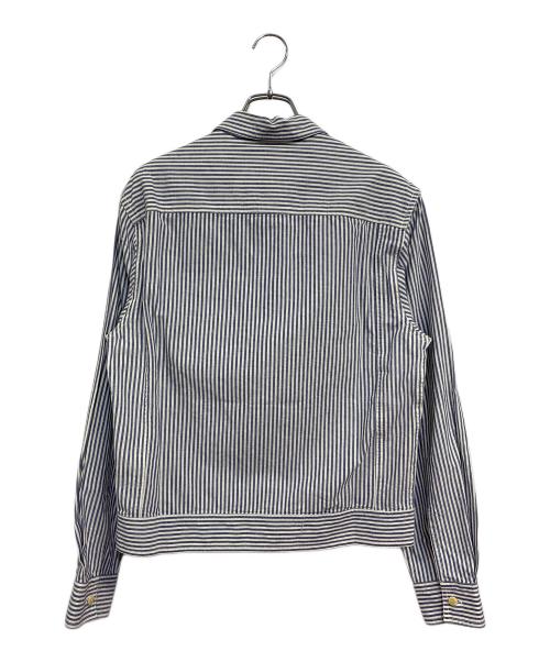 Bagutta（バグッタ）Bagutta (バグッタ) コットンシャンブレーシャツブルゾン ブルー サイズ:SIZE 39の古着・服飾アイテム