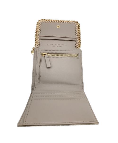 STELLA McCARTNEY（ステラマッカートニー）STELLA McCARTNEY (ステラマッカートニー) 3つ折り財布 ベージュの古着・服飾アイテム