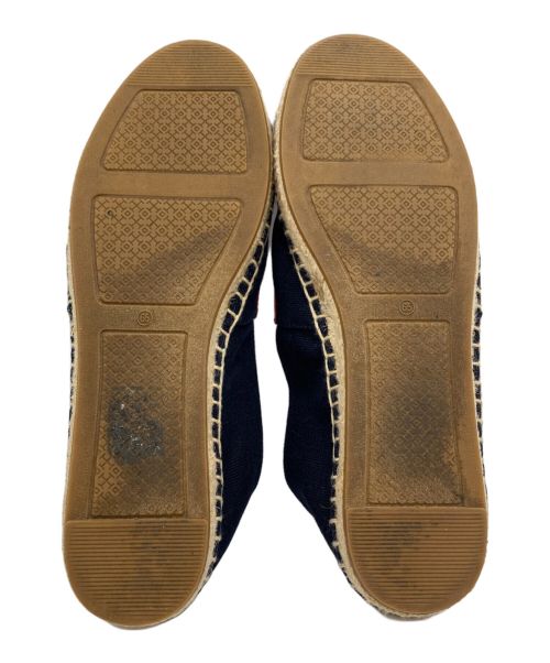 TORY BURCH（トリーバーチ）TORY BURCH (トリーバーチ) ポッピーエスパドリーユ ブラック サイズ:US6.5の古着・服飾アイテム