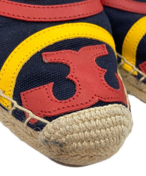 TORY BURCH（トリーバーチ）TORY BURCH (トリーバーチ) ポッピーエスパドリーユ ブラック サイズ:US6.5の古着・服飾アイテム