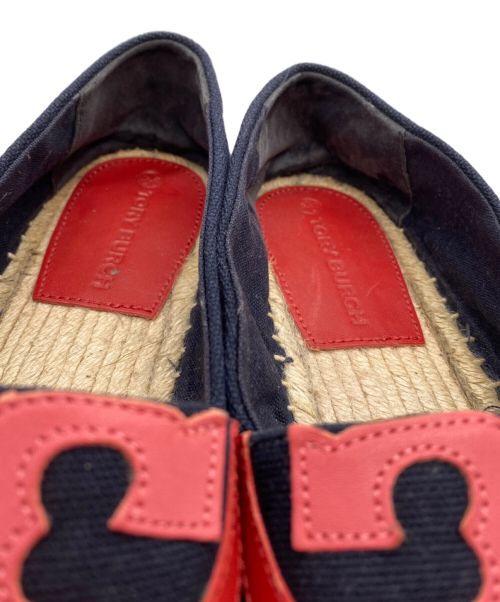 TORY BURCH（トリーバーチ）TORY BURCH (トリーバーチ) ポッピーエスパドリーユ ブラック サイズ:US6.5の古着・服飾アイテム