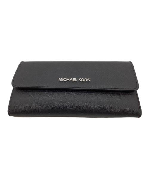 MICHAEL KORS（マイケル・コース）MICHAEL KORS (マイケルコース) 長財布 ブラックの古着・服飾アイテム