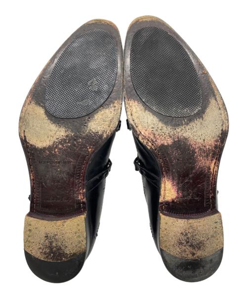 LOUIS VUITTON（ルイ ヴィトン）LOUIS VUITTON (ルイ ヴィトン) ダブルモンクストラップシューズ ブラック サイズ:SIZE 8 1/2の古着・服飾アイテム