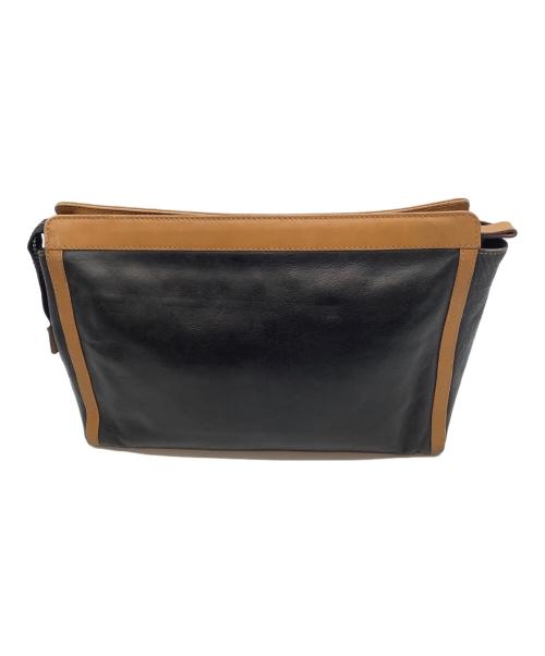 CELINE（セリーヌ）CELINE (セリーヌ) セカンドバッグ ブラック×ブラウンの古着・服飾アイテム